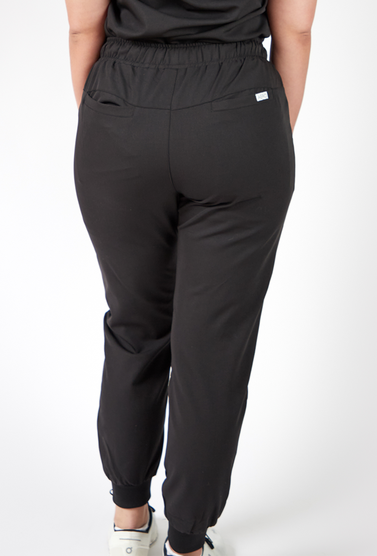 Black Women's High-Waisted Jogger