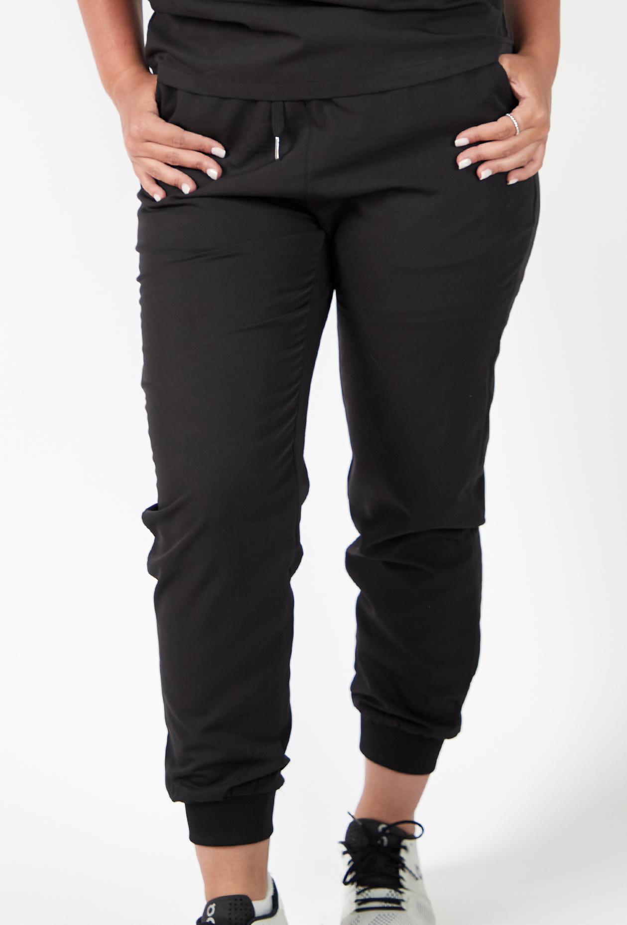 Black Women's High-Waisted Jogger