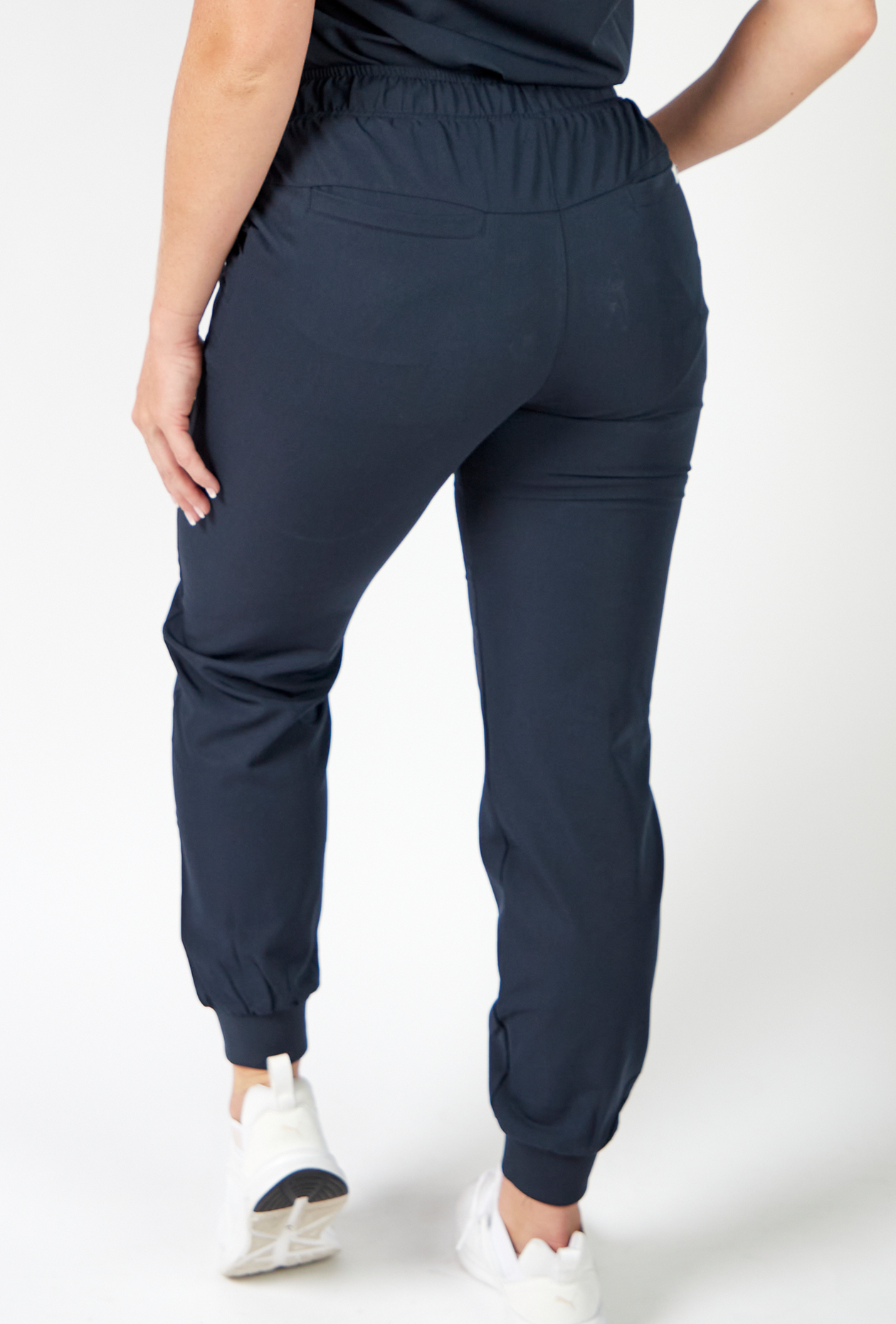 Navy Women's High-Waisted Jogger